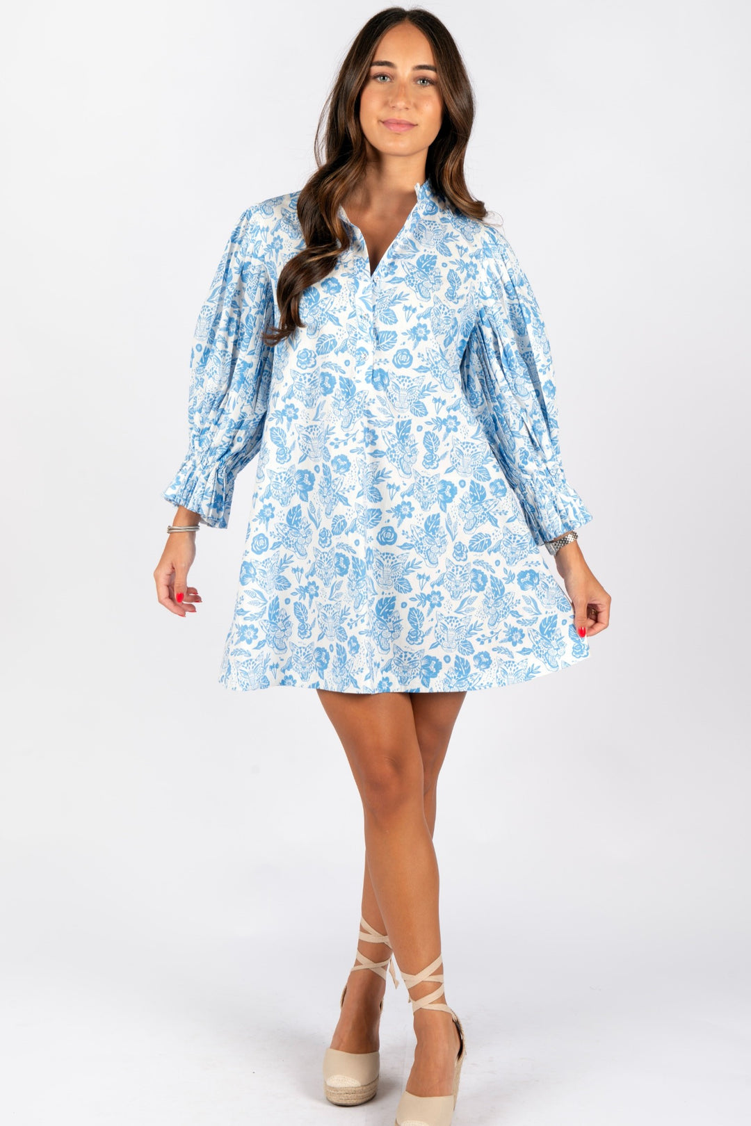 Park Blue Leopord Dress