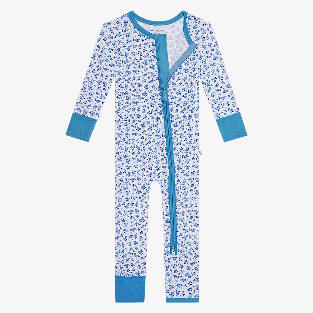 Andina Convertible One Piece Footie - Lush Lemon - Children's Clothing - Posh Peanut - 196137200199