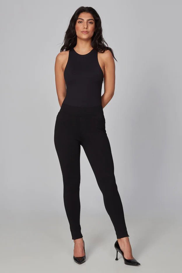 Anna Mid Rise Leggings - Lush Lemon - Women's Clothing - Lola Jeans - 12484