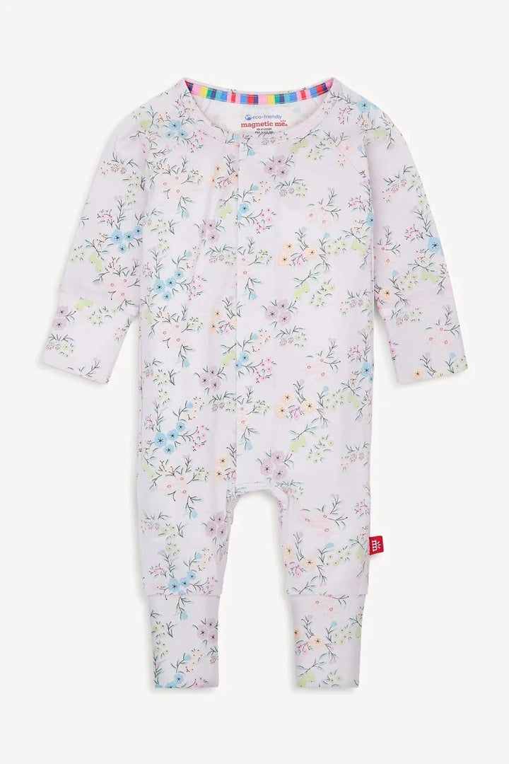Emily Grow With Me Coverall W/Magnetic Closures - Lush Lemon - Children's Clothing - Magnetic Me - 840405235559