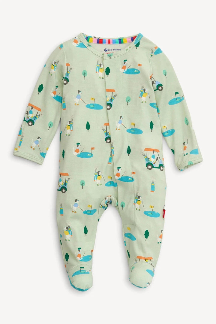 Fairway Fetch Magnetic Footie - Lush Lemon - Children's Clothing - Magnetic Me - 840405234064