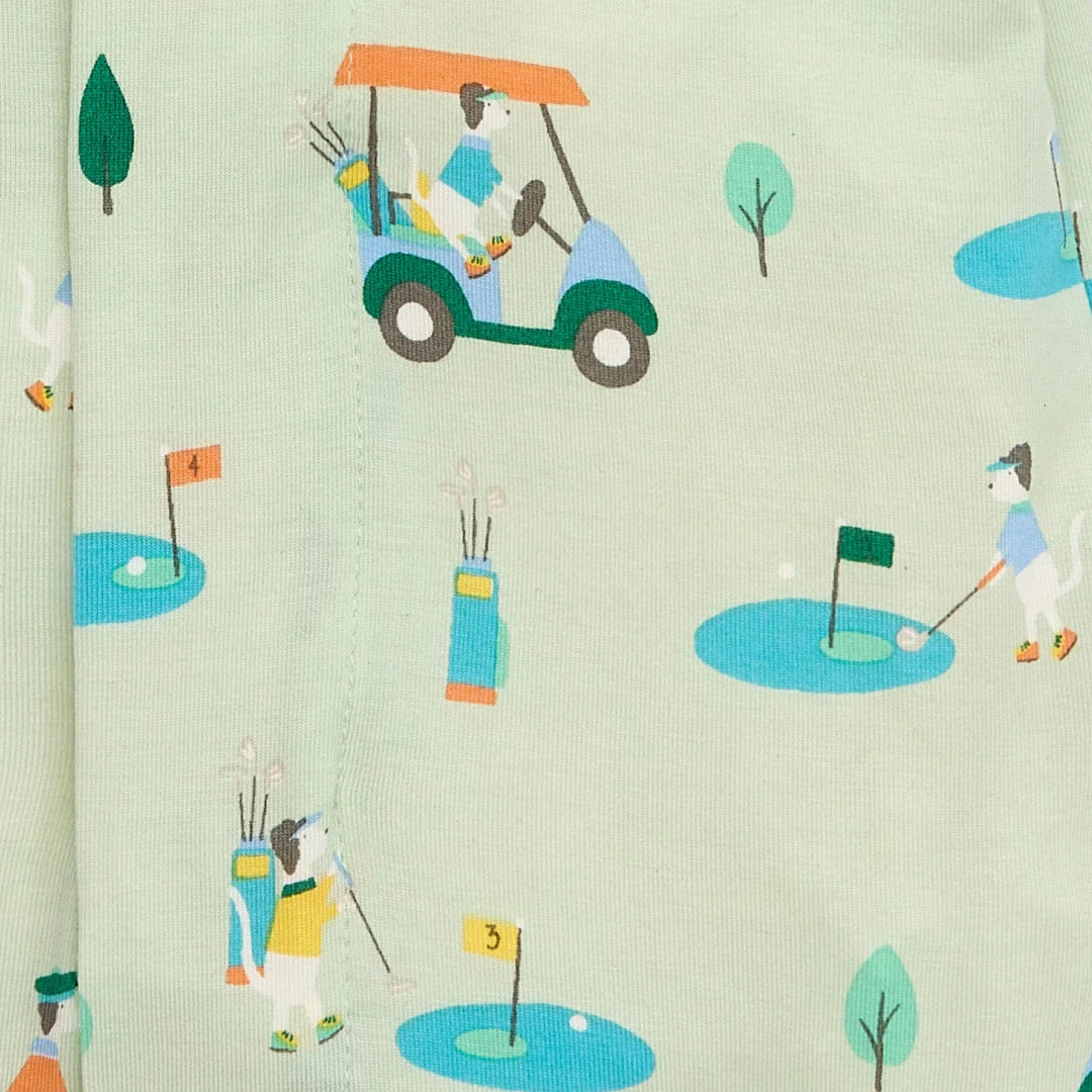 Fairway Fetch Magnetic Footie - Lush Lemon - Children's Clothing - Magnetic Me - 840405234064