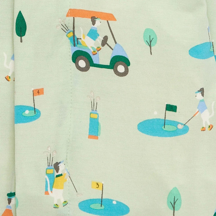 Fairway Fetch Magnetic Footie - Lush Lemon - Children's Clothing - Magnetic Me - 840405234064