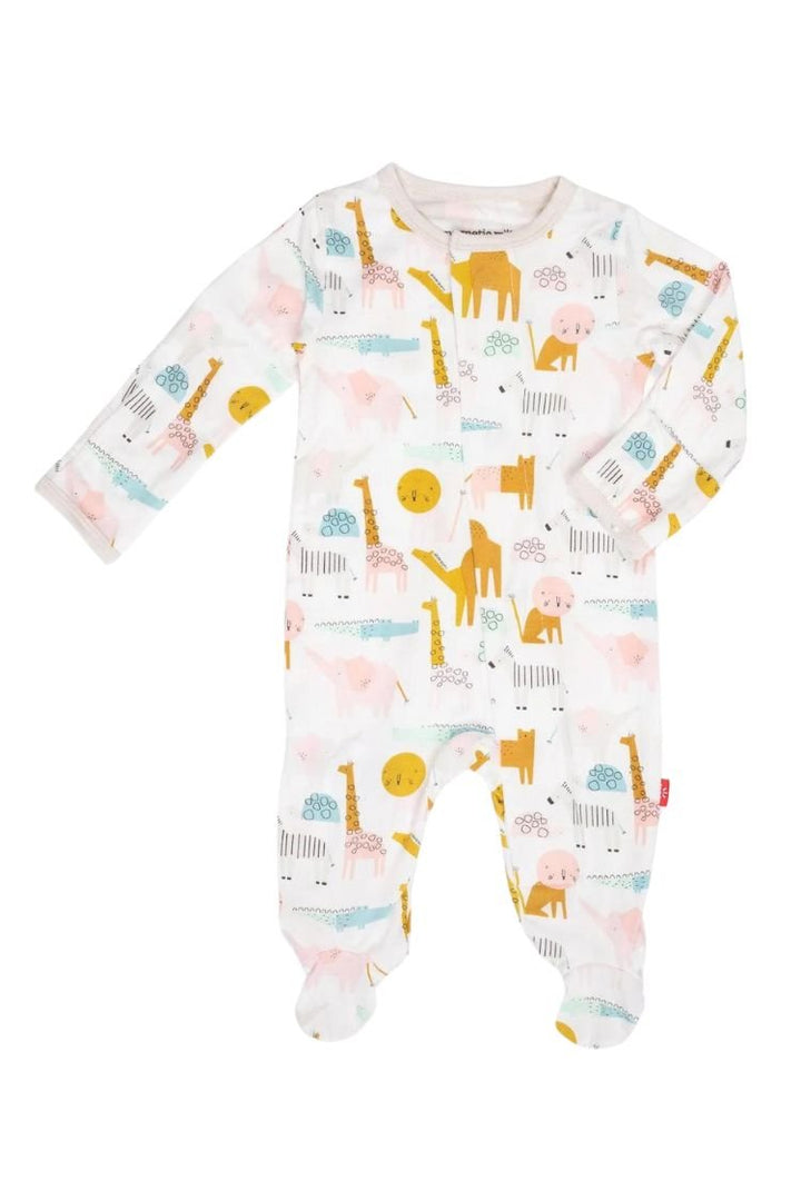 Girls Magnetic Footie Fast & Furiest - Lush Lemon - Children's Clothing - Magnetic Me - 840318701806