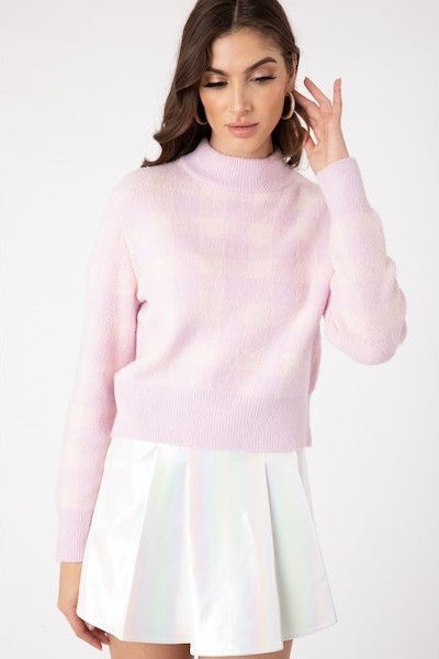 Lavendar Sweater - Lush Lemon - Women's Clothing - Sincerely Ours - 11410