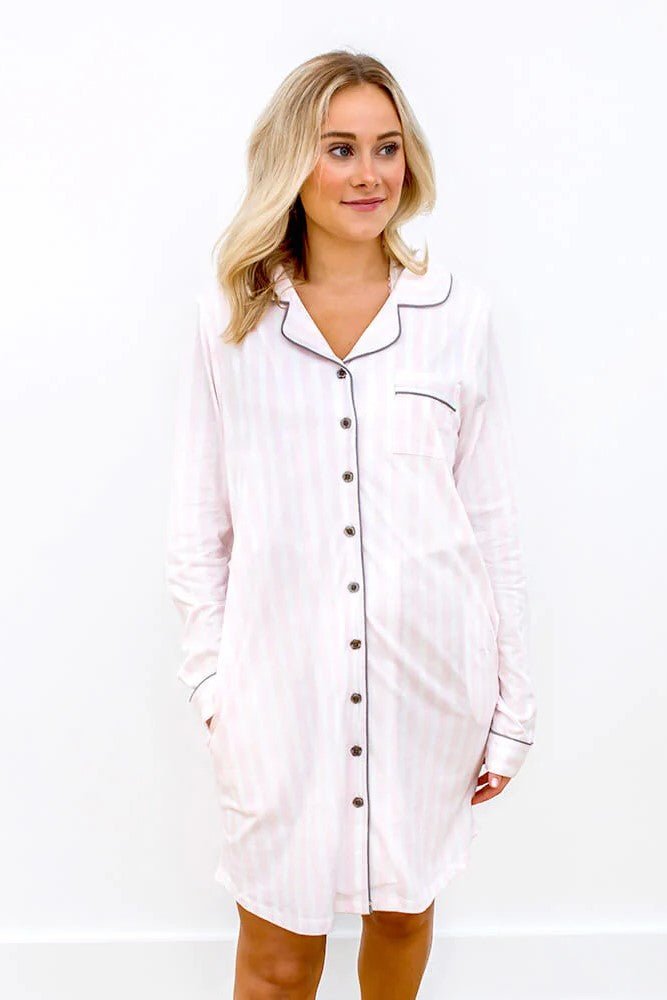 Lucy Boyfriend Nightshirt - Lush Lemon - Women's Clothing - Faceplant Dreams - 11792