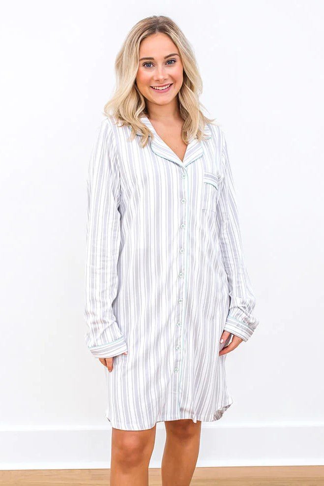 Lucy Boyfriend Nightshirt - Lush Lemon - Women's Clothing - Faceplant Dreams - 11793