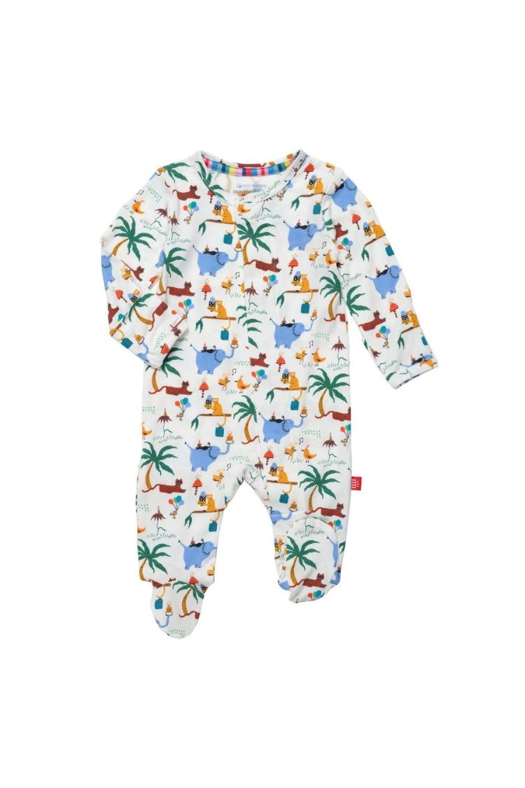 Modal Magnetic Footie Party Safari - Lush Lemon - Children's Clothing - Magnetic Me - 840318702834