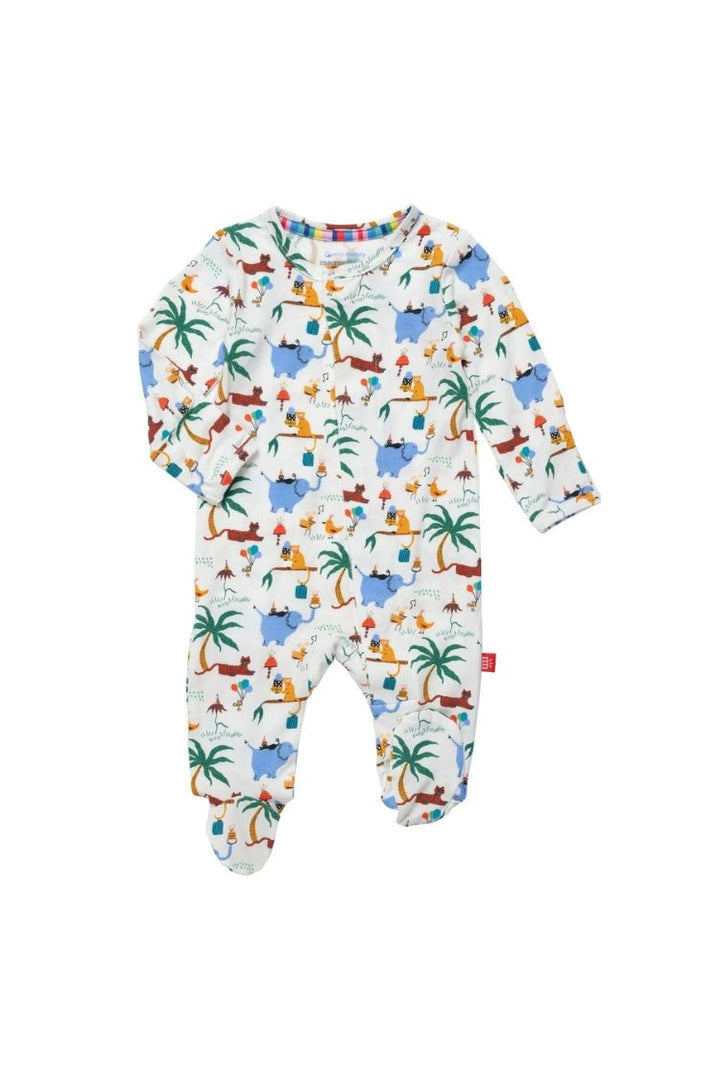 Modal Magnetic Footie Party Safari - Lush Lemon - Children's Clothing - Magnetic Me - 840318702834