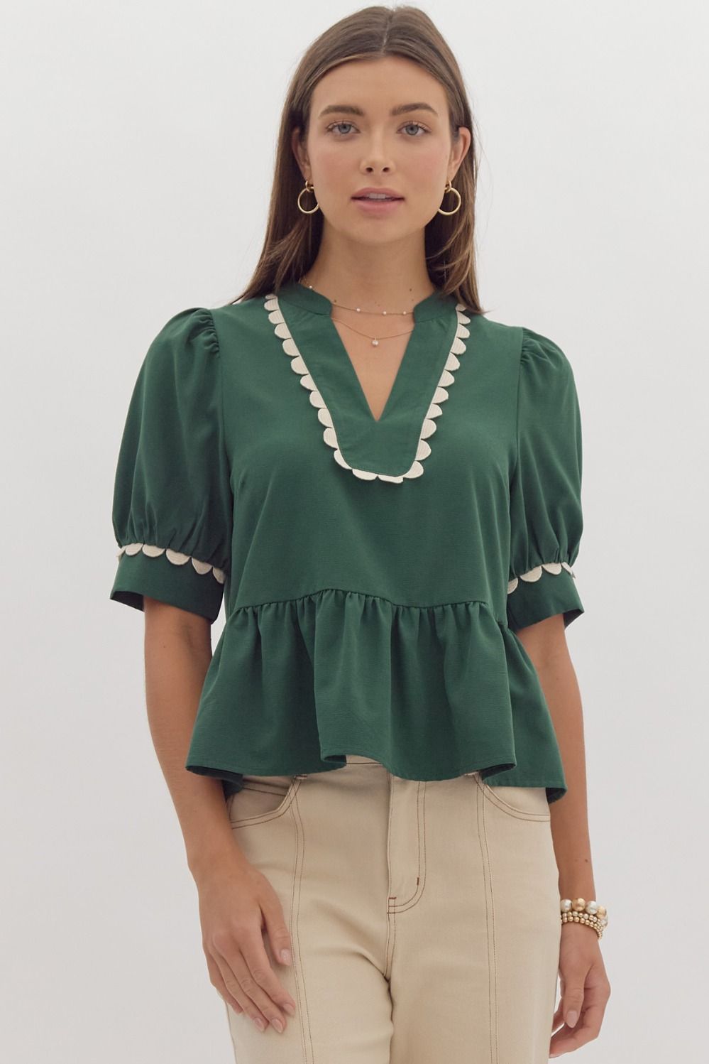 entro peplum top