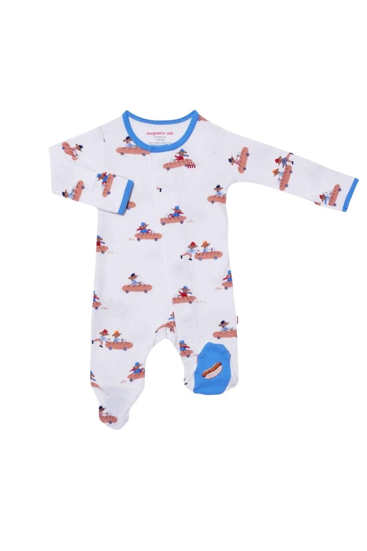Weiners Circle Footie - Lush Lemon - Children's Clothing - Magnetic Me - 10153