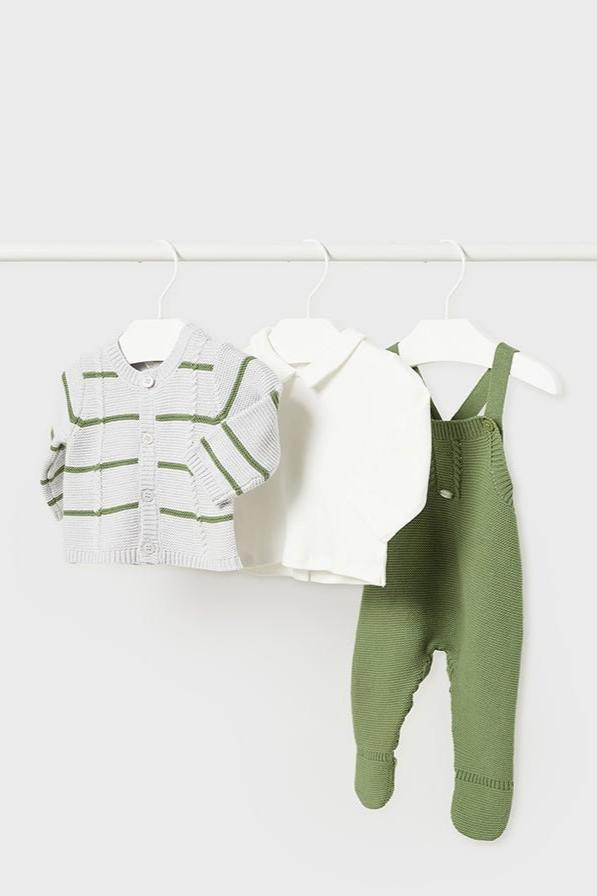 3 Pc Cardigan Set - Lush Lemon - Children's Clothing - Mayoral - 8445865045605