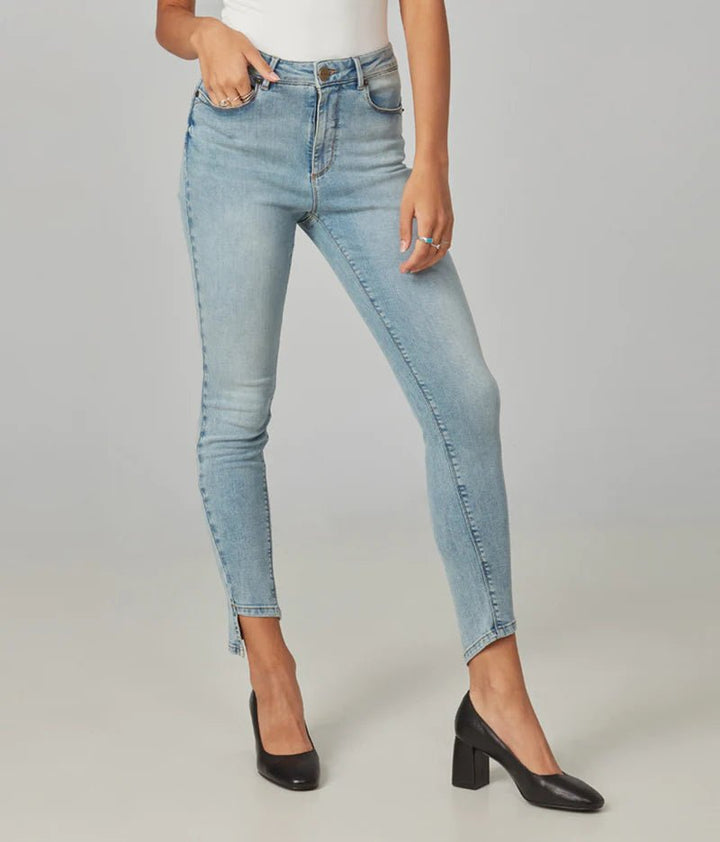 Alexa High Rise Skinny - Lush Lemon - Women's Clothing - Lola Jeans - 804383098247