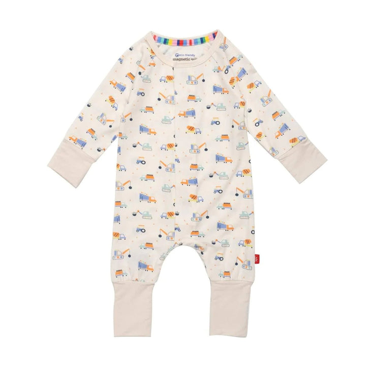 Can You Dig It Coverall Convetible - Lush Lemon - Children's Clothing - Magnetic Me - 840318753751
