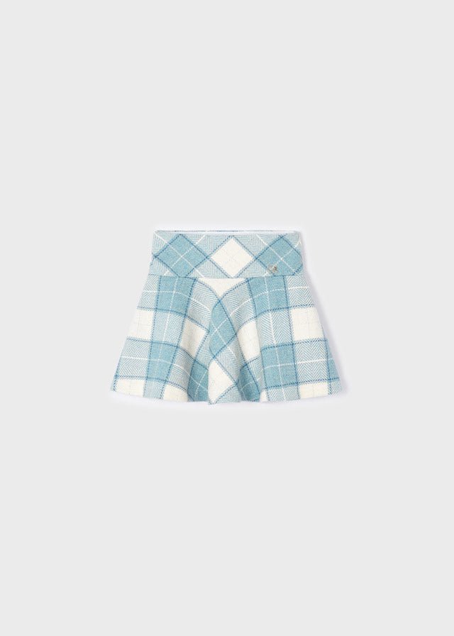 Check Plaid Skirt - Lush Lemon - Children's Clothing - Mayoral - 8445445977340