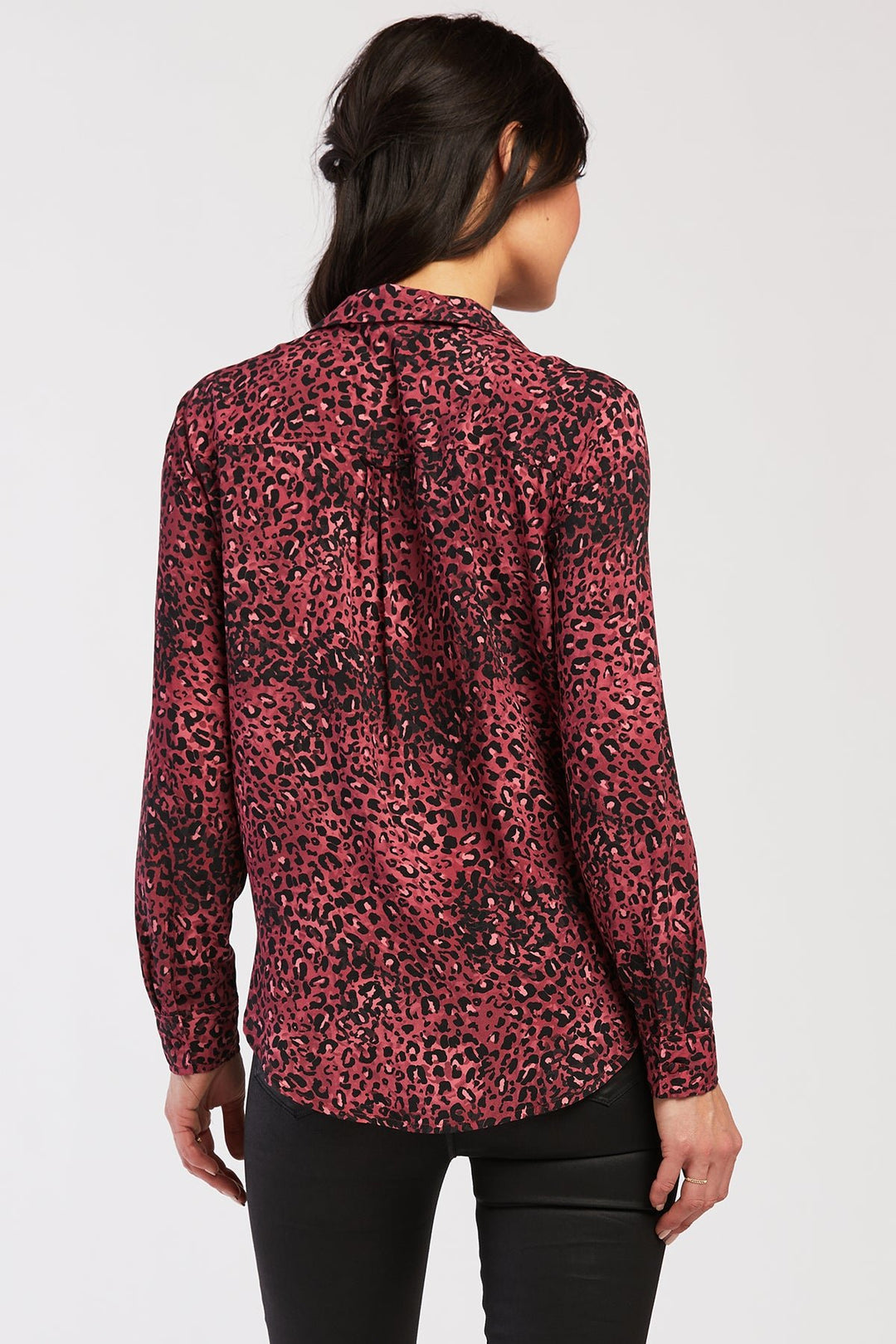 Elini Long Sleeve Leopard Top