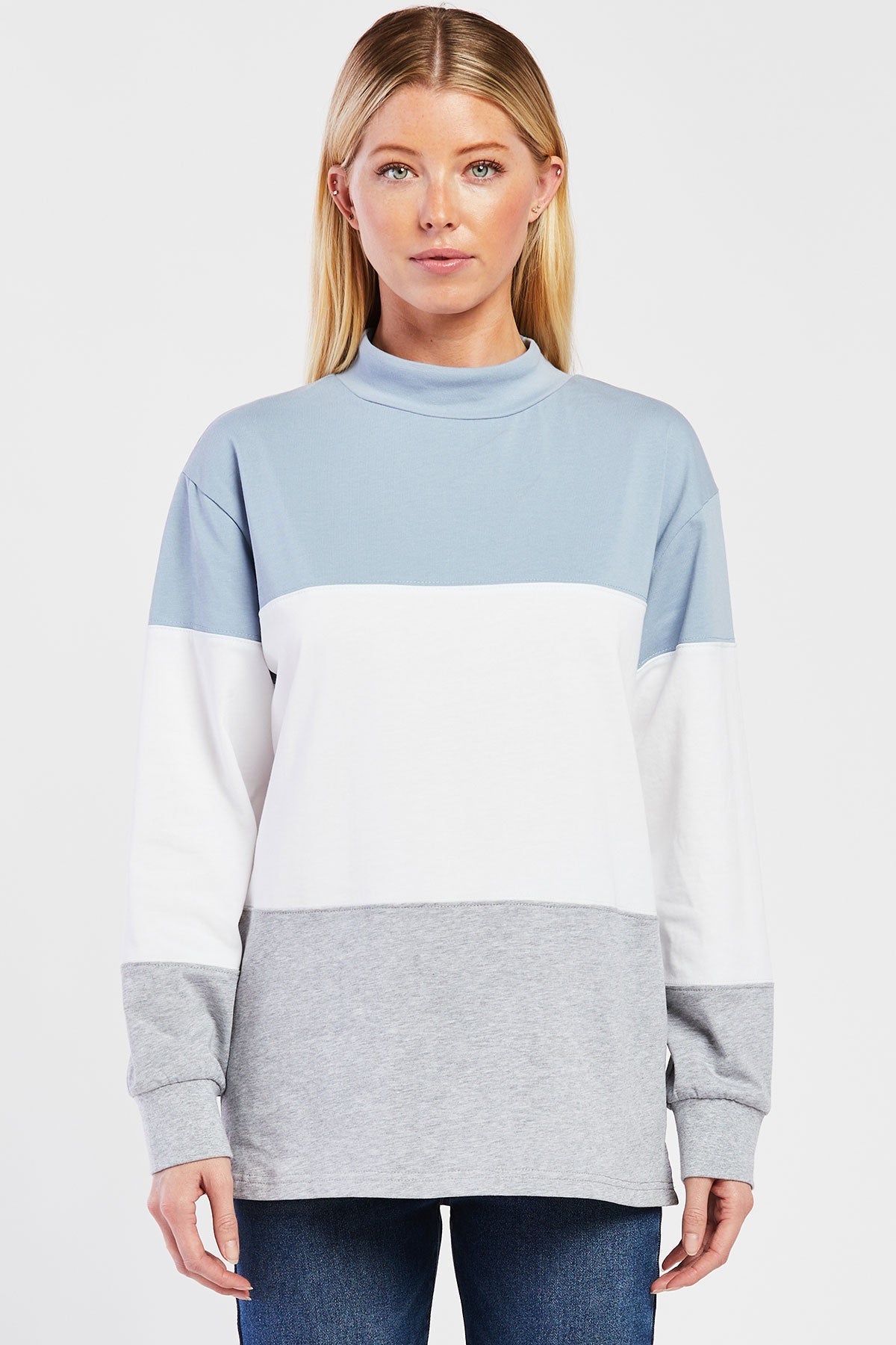 Lennie Mock Neck Velvet Top main image 1