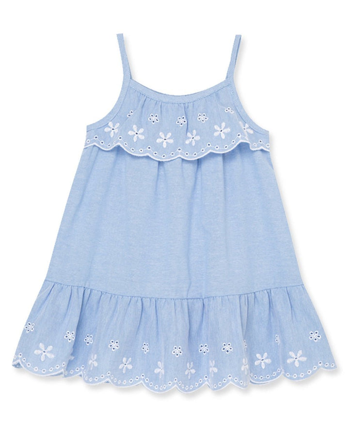 Embroidered Blue Sundress