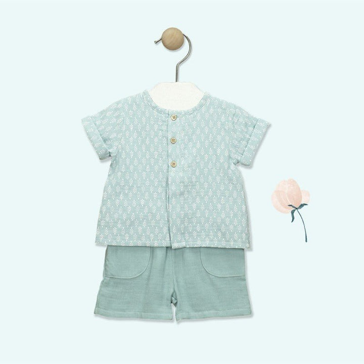 Fauno Short & Polo Set Green