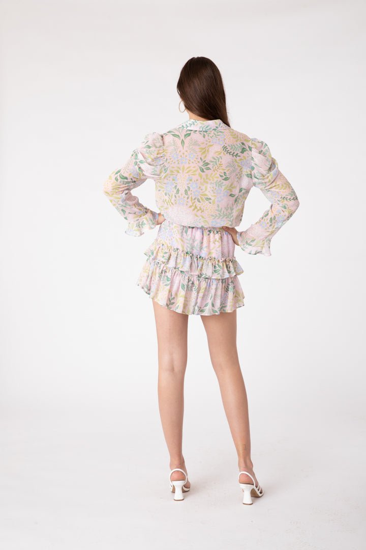 Harlow Dress Wildflower - Lush Lemon - Women's Clothing - Sincerely Ours - 12834