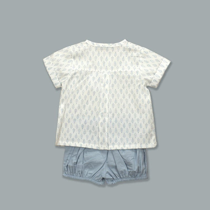Idun Boys Polo & Short Set Blue - Lush Lemon - Children's Clothing - Babidu - 8434394785304