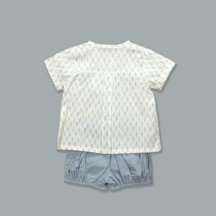 Idun Boys Polo & Short Set Blue - Lush Lemon - Children's Clothing - Babidu - 8434394785304