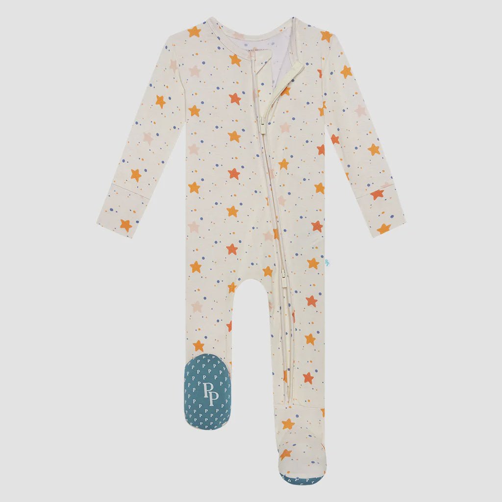 Jetson Zip Footie - Lush Lemon - Children's Clothing - Posh Peanut - 10334