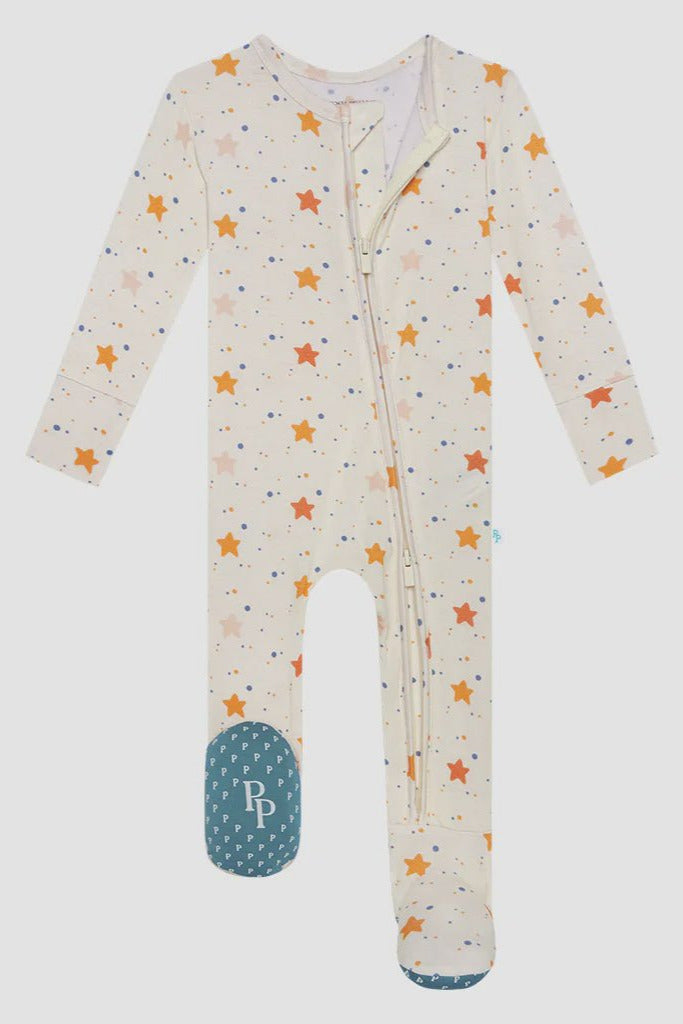 Jetson Zip Footie - Lush Lemon - Children's Clothing - Posh Peanut - 10334