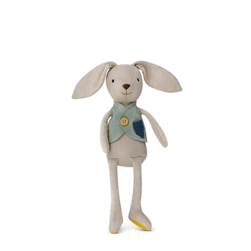 Knit Bunny Plush Organic - Lush Lemon - Children's Accessories - Apple Park - 8461880030826