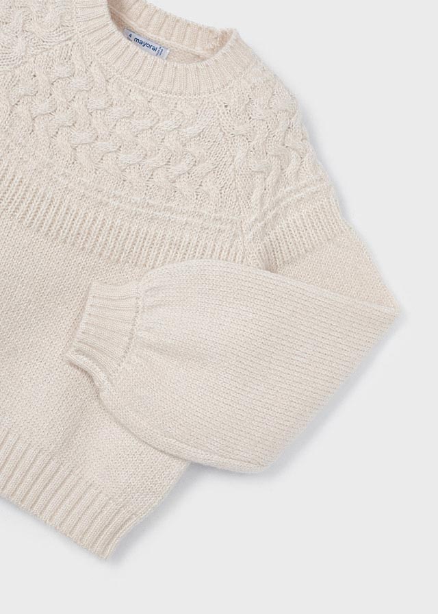 Knit Skirt & Sweater Set - Lush Lemon - Children's Clothing - Mayoral - 8445445983907