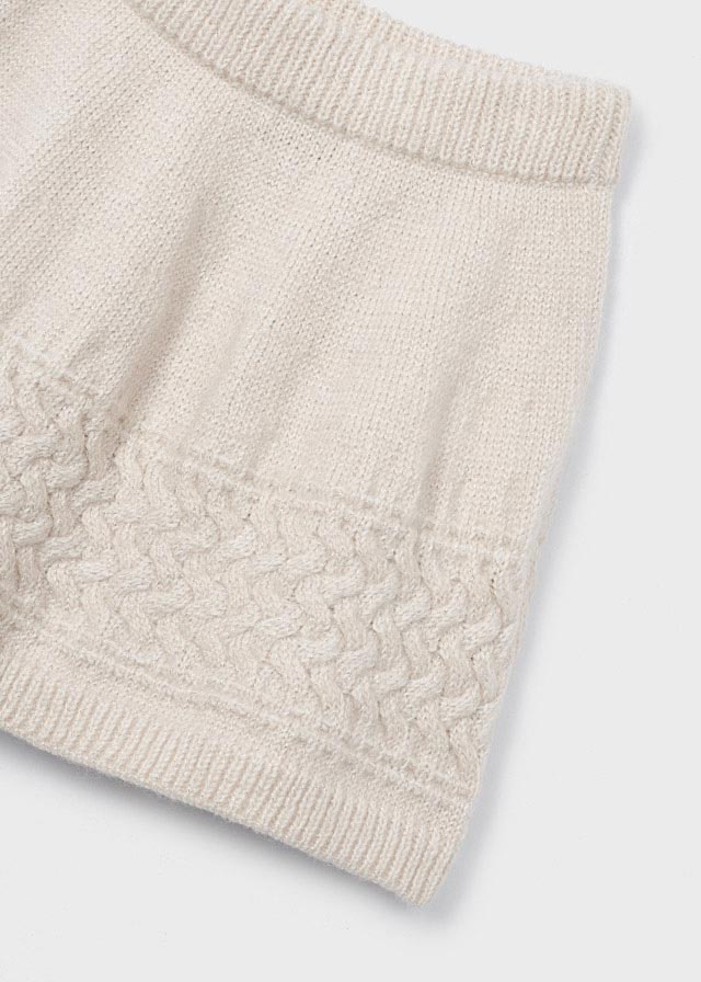 Knit Skirt & Sweater Set - Lush Lemon - Children's Clothing - Mayoral - 8445445983907