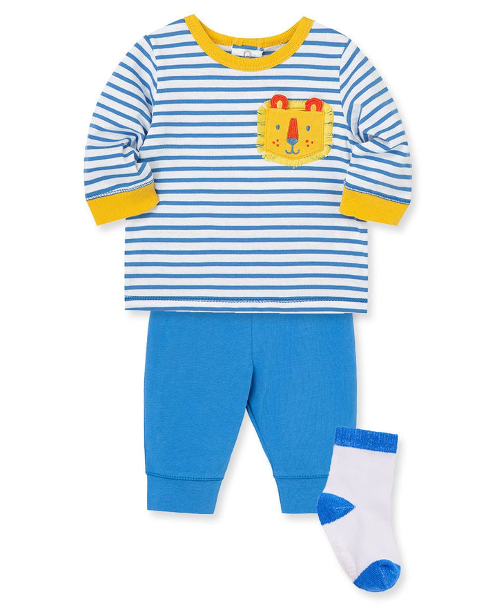 Lion Jogger Play Set - Lush Lemon - Children's Clothing - Little Me - 745644937007