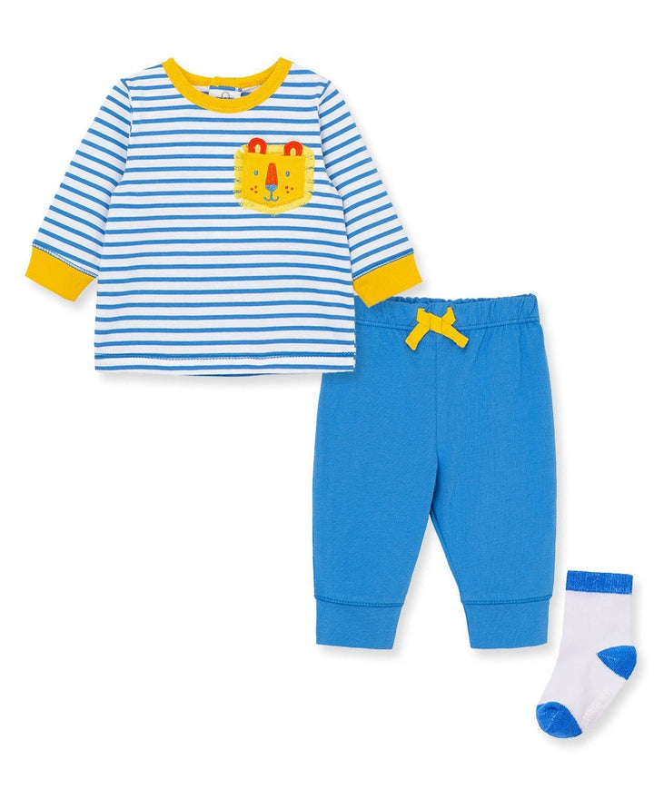 Lion Jogger Play Set - Lush Lemon - Children's Clothing - Little Me - 745644937007