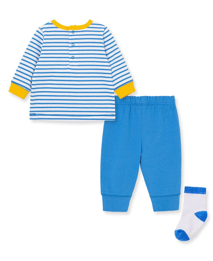 Lion Jogger Play Set - Lush Lemon - Children's Clothing - Little Me - 745644937007