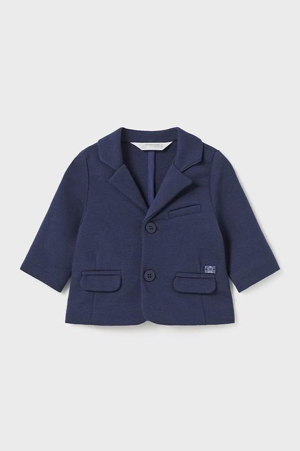 Newborn Baby Blazer Ponte Knit - Lush Lemon - Children's Clothing - Mayoral - 8445865036641