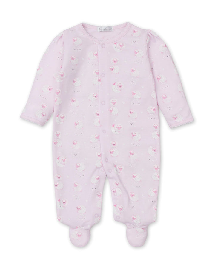 Night Lammies Pink Zip Footie - Lush Lemon - Children's Clothing - Kissy Kissy - 195165105476