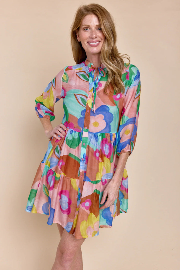 OPA Dress Maya - Lush Lemon - Women's Clothing - Sofia Collections - 13005