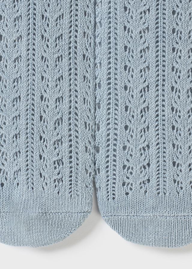 Openwork Girls Tights Baby - Lush Lemon - Children's Accessories - Mayoral - 8445865061131