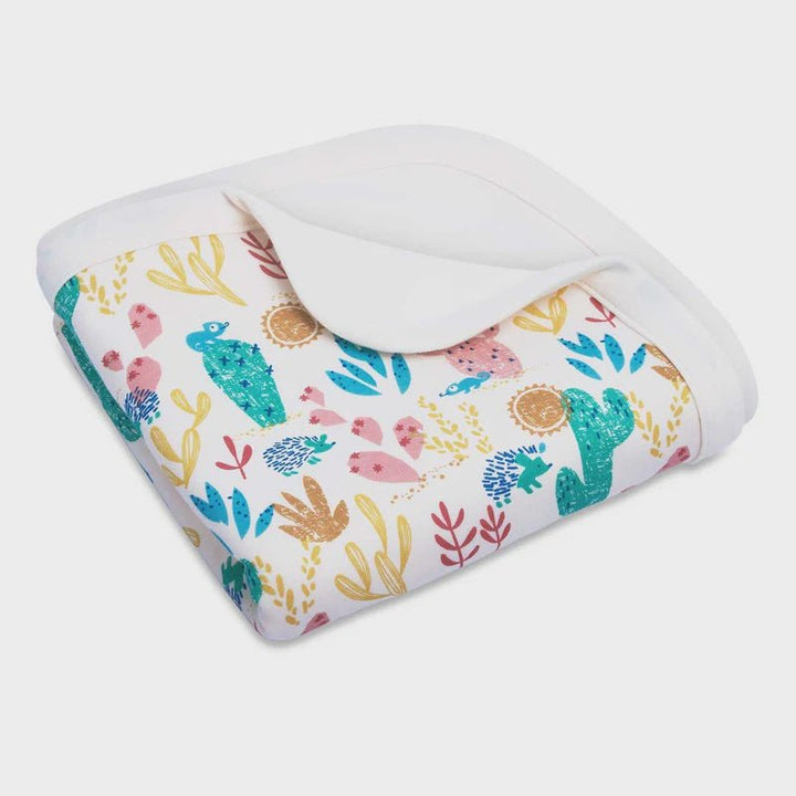 Organic Cotton Baby Blanket - Lush Lemon - Children's Accessories - Apple Park - 10479