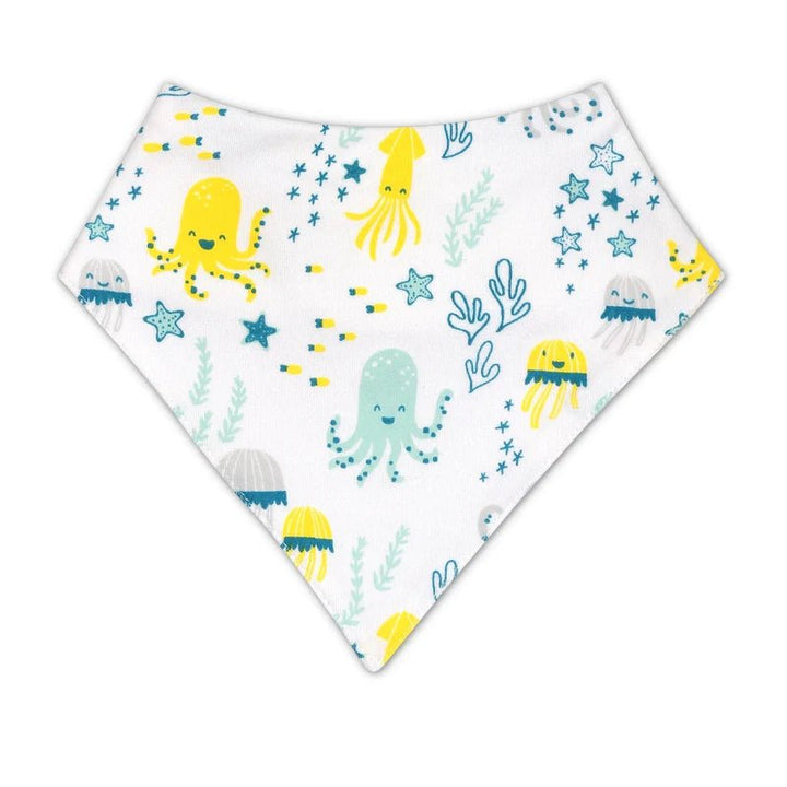 Organic Fiber Bandana Bib - Lush Lemon - Children's Accessories - Apple Park - 10476