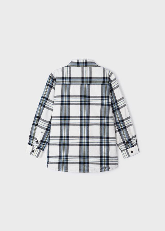 Plaid Lined Overshirt - Lush Lemon - General - Mayoral - 8445445939003