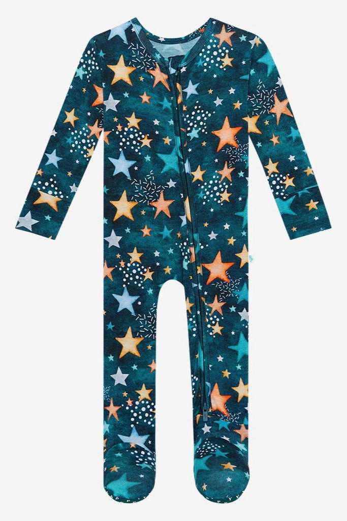 Rogan Zip Footie - Lush Lemon - Children's Clothing - Posh Peanut - 10324
