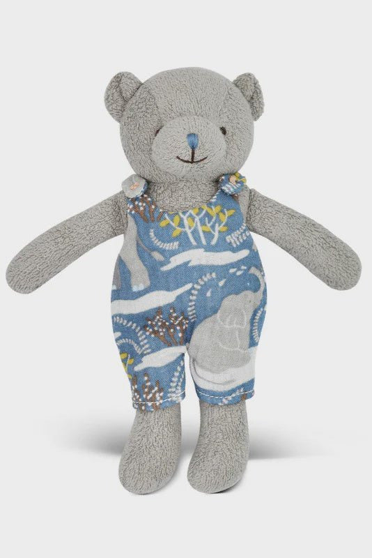 Safari Party Grey Bear Plush - Lush Lemon - Children's Accessories - Apple Park - 8461880207378