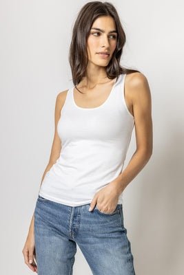 Scoop Tank Top - Lush Lemon - Women's Clothing - Lilla P - 10669