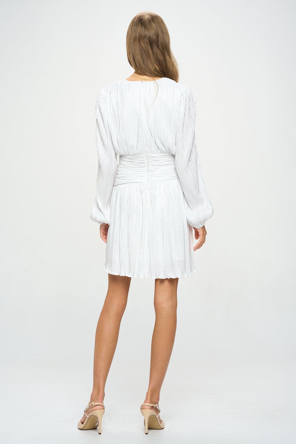 Shiny Party Dress - Lush Lemon - Women's Clothing - GPD - 125412541