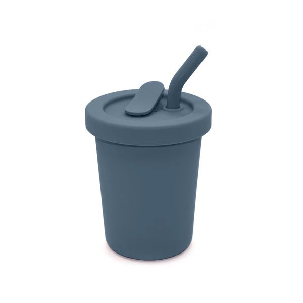 Silicone Straw Cup 8 OZ - Lush Lemon - Children's Accessories - Nouka - 628678485419
