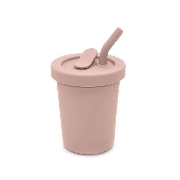 Silicone Straw Cup 8 OZ - Lush Lemon - Children's Accessories - Nouka - 628678485433