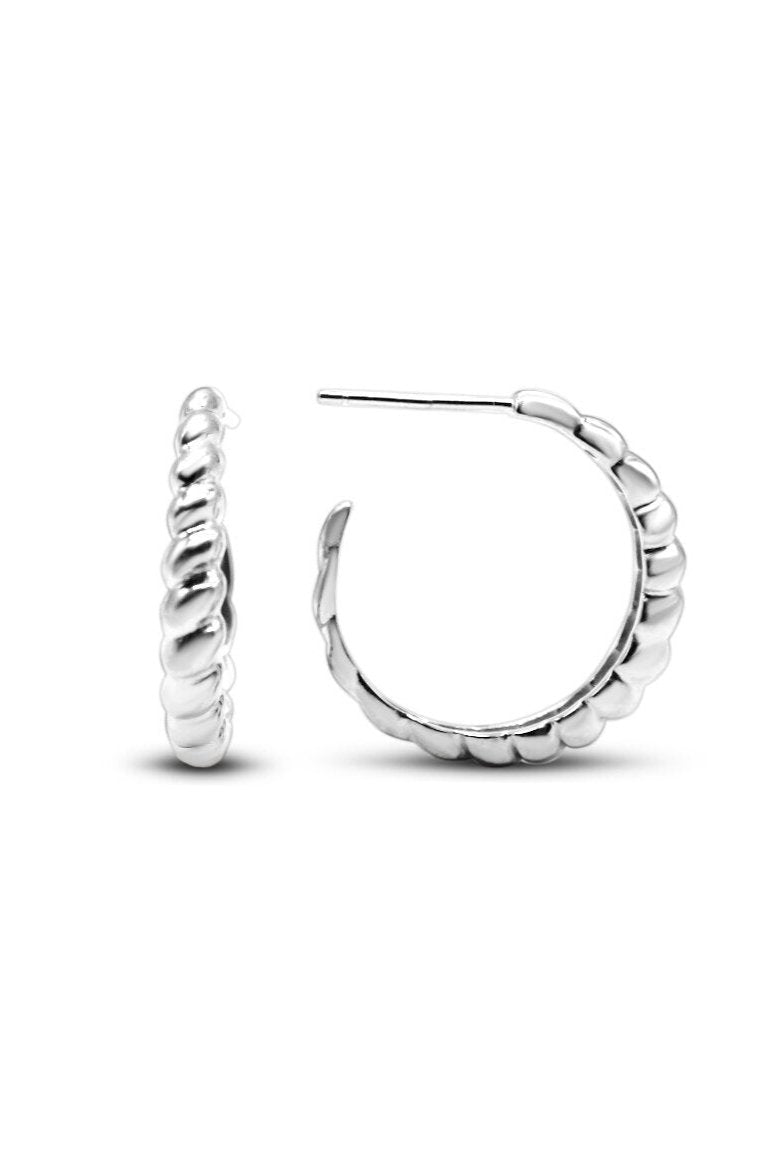 Simply Croissant Hoop Earring 25MM - Lush Lemon - Women's Accessories - Stia - 794094038925