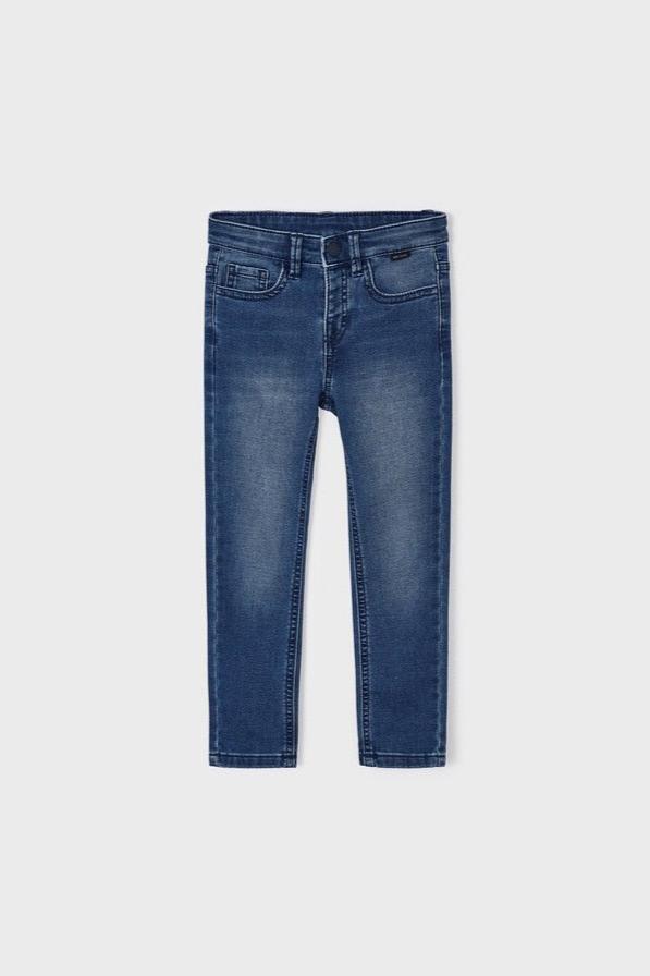 Slim Fit Soft Jeans - Lush Lemon - Children's Clothing - Mayoral - 8445445966528