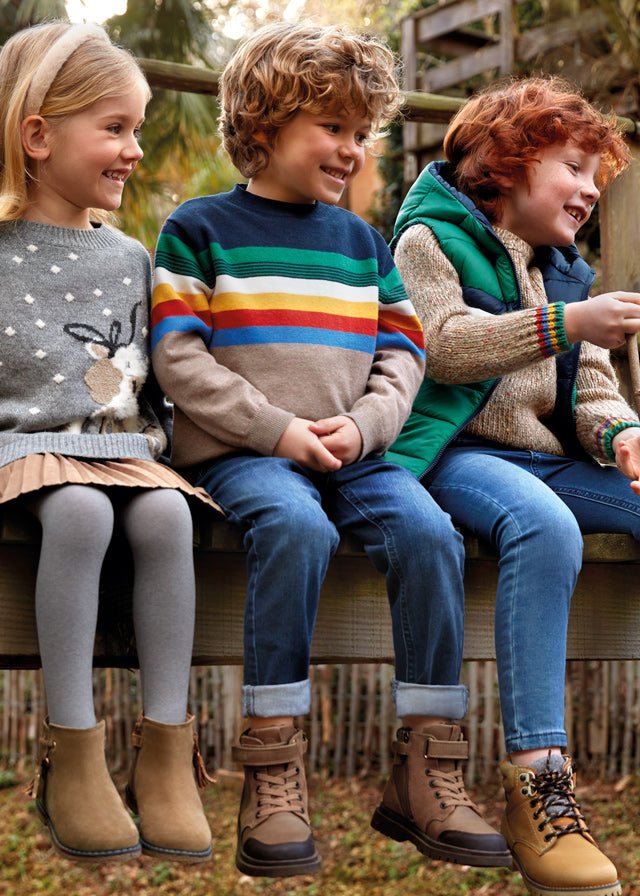 Slim Fit Soft Jeans - Lush Lemon - Children's Clothing - Mayoral - 8445445966528